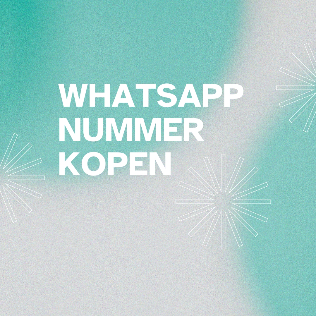 WhatsApp Nummer Kopen
