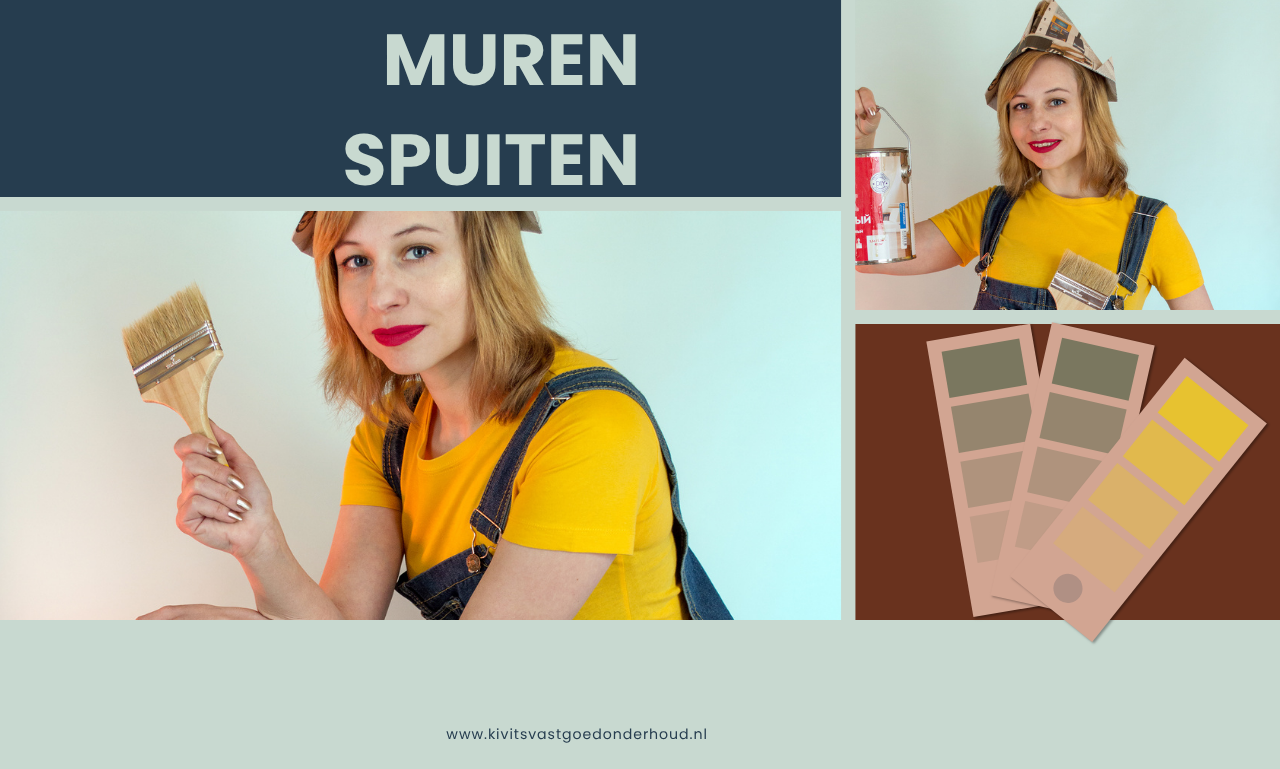 Muren spuiten: een strak en egaal resultaat met Kivits Vastgoedonderhoud