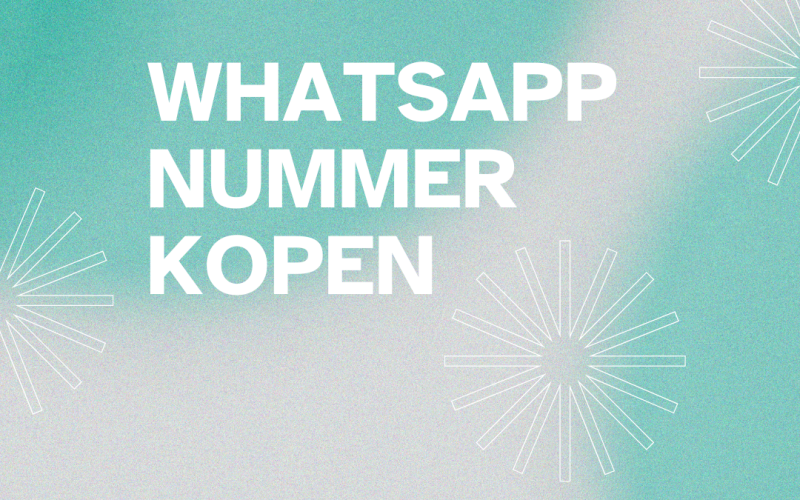 WhatsApp Nummer Kopen