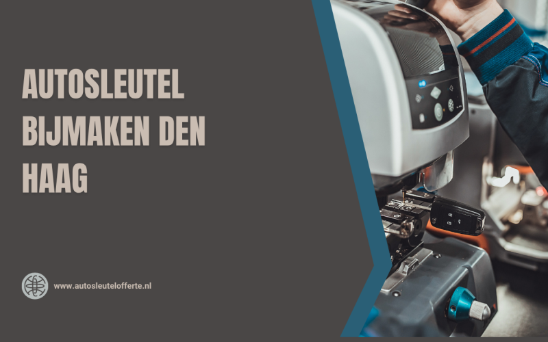 Autosleutel bijmaken in Den Haag: snel en zorgeloos een nieuwe autosleutel regelen